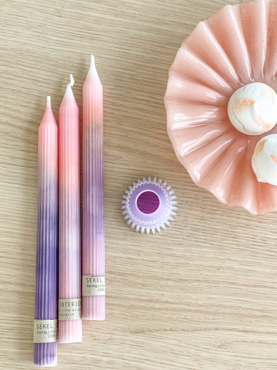 kaars Sekel #7 purple summer - Afbeelding 2