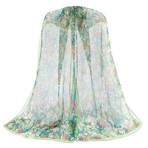 Sjaal – kunst – Gouden Lelie – Golden Lily – William Morris – 100% pure zijde – 180×52 cm