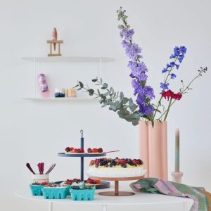 Beeswax Birthday Candles bramen. Doosje met 5 stuks